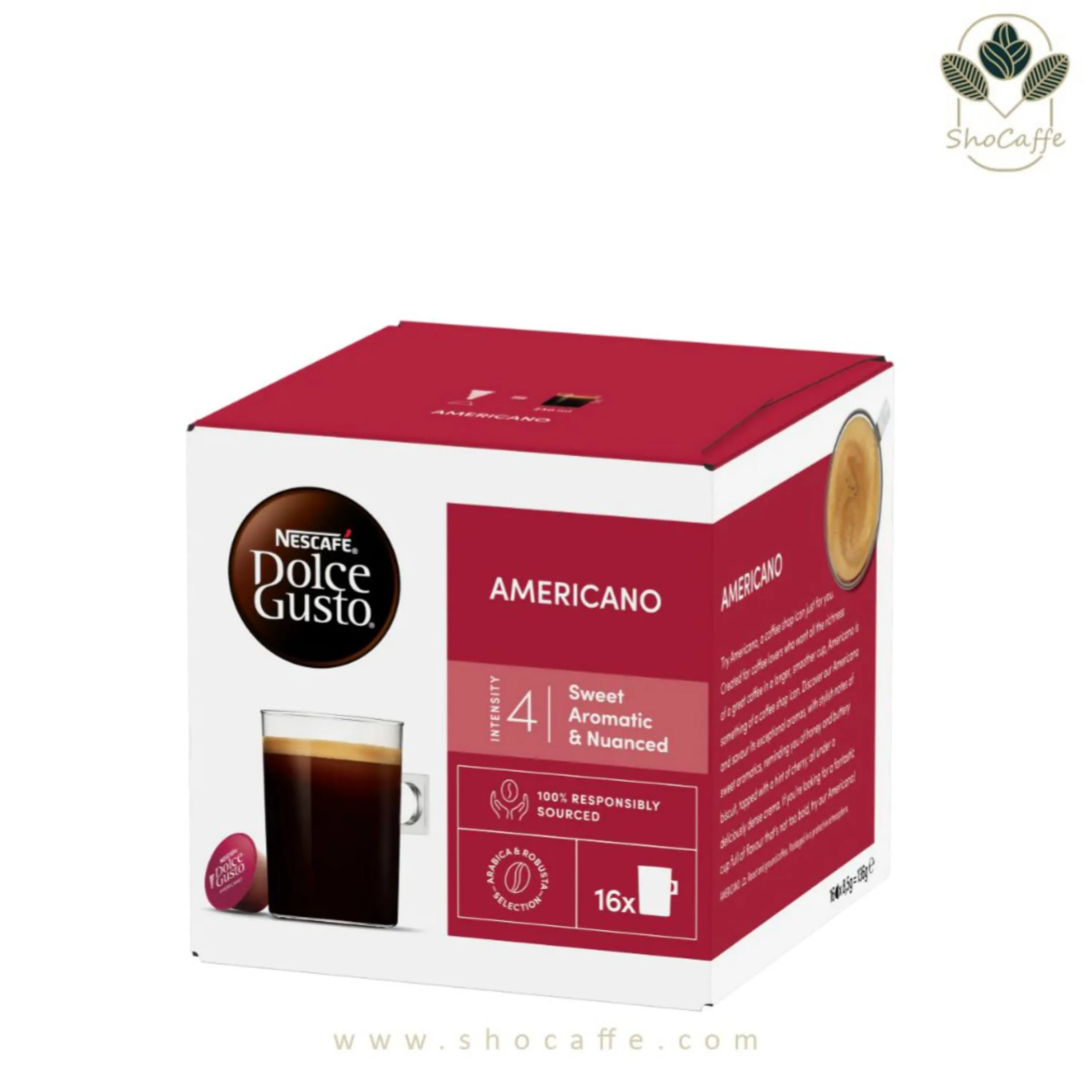 کپسول قهوه دولچه گوستو مدل آمریکانو Americano کپسول قهوه دولچه گوستو مدل آمریکانو Americano